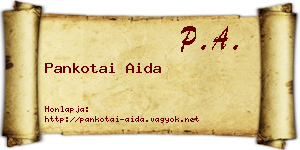 Pankotai Aida névjegykártya